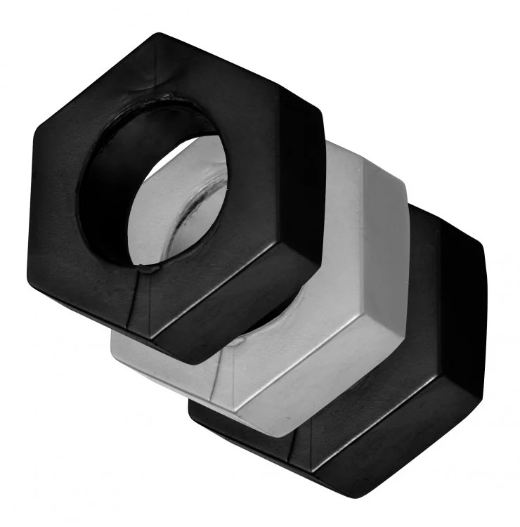 3pk Cock Ring & Ball Stretcher Set - Image 2