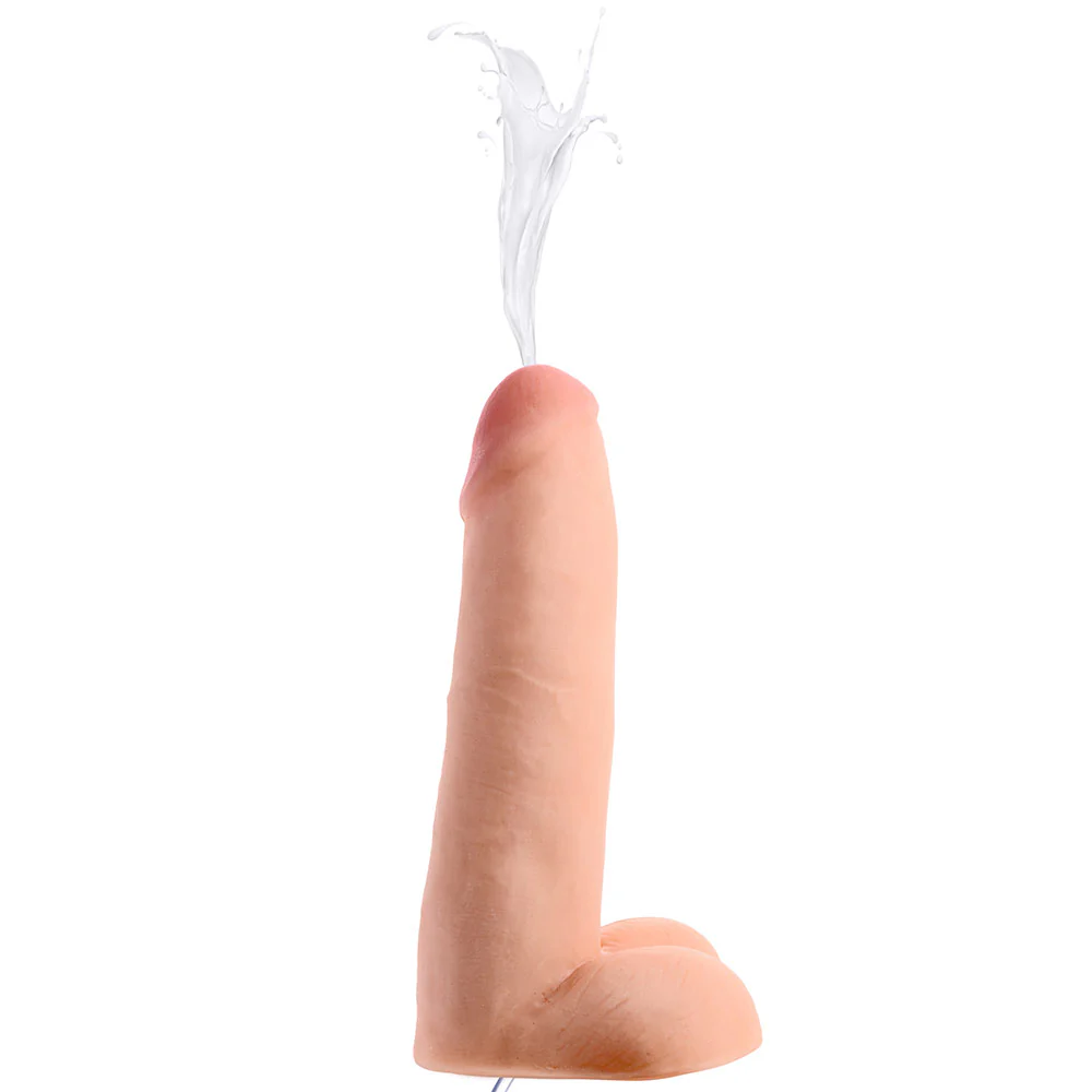 8 Inch Realistic Dual Density Squirting Dildo