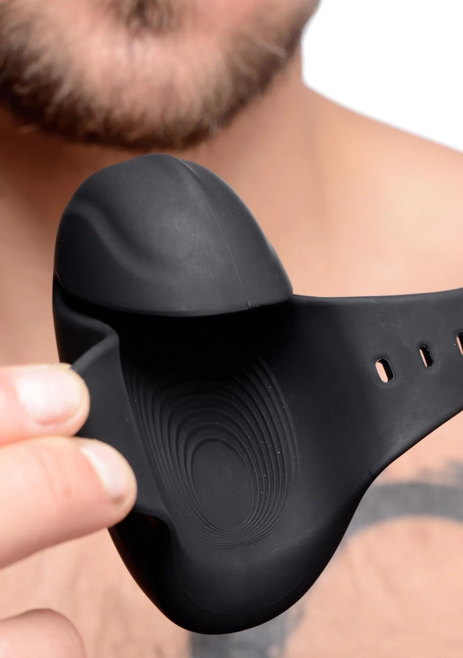 8X Vibrating Silicone Penis Head Stimulator - Image 2