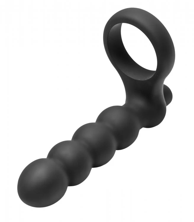 Cock Ring with Double Penetration Vibe