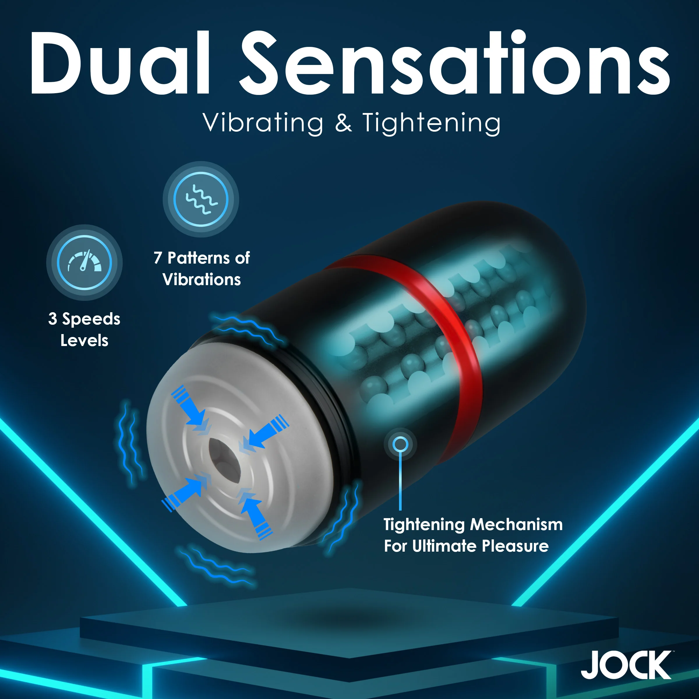 JOCK Tightening & Vibrating Masturbator - Image 2