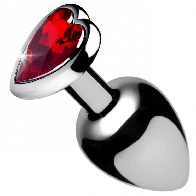 Red Heart Gem Anal Plug - Image 2