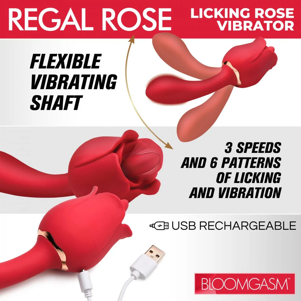 Regal Rose Licking Rose Vibrator - Image 3