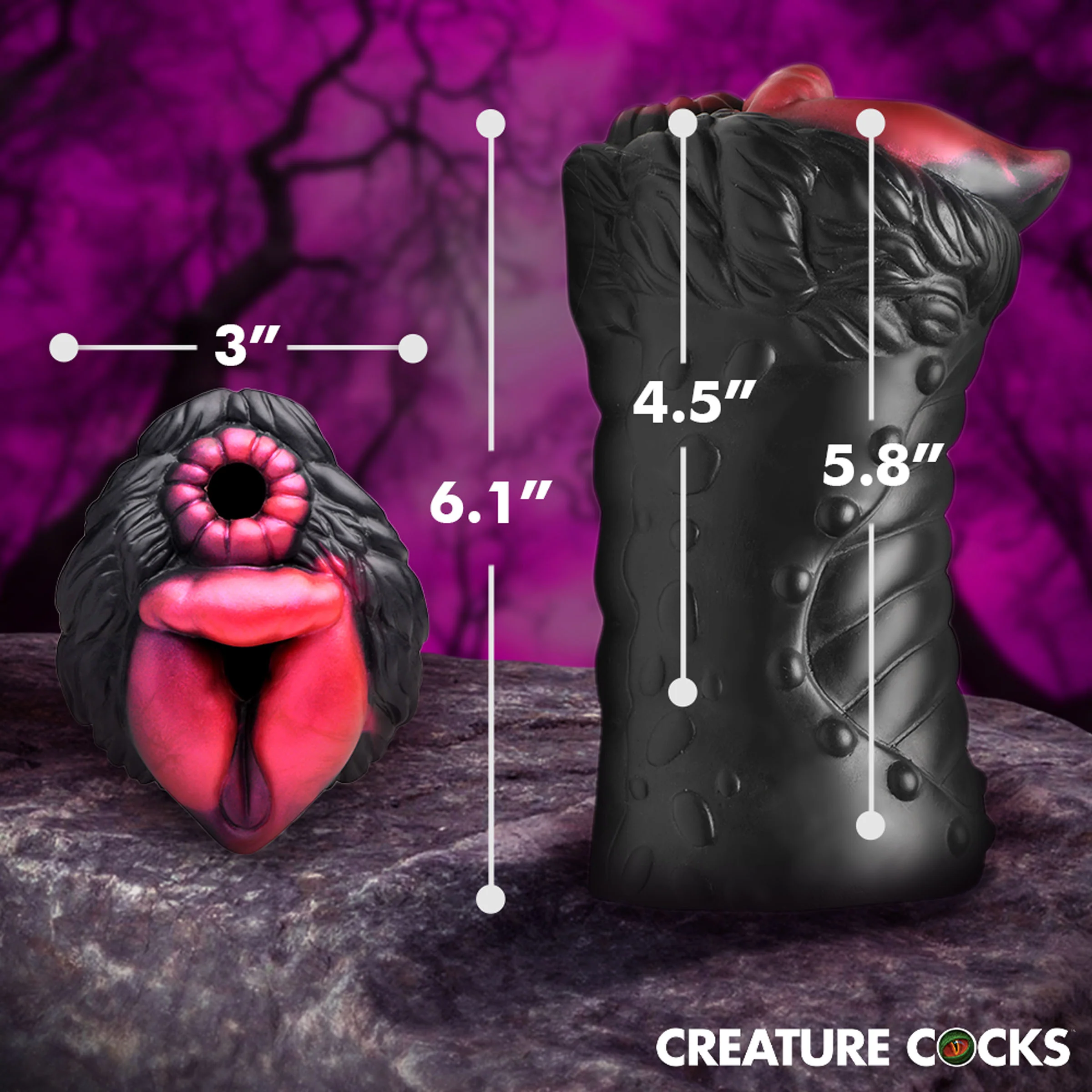 Savage She-Wolf Silicone Stroker - Image 5