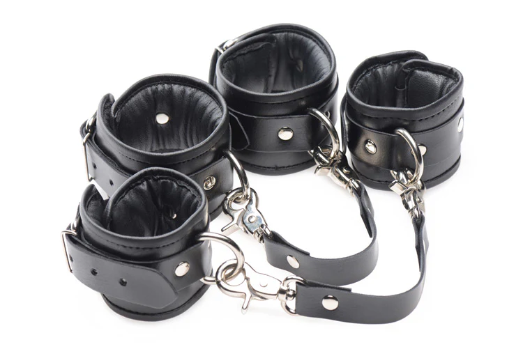 Strap Linked Bondage Cuffs