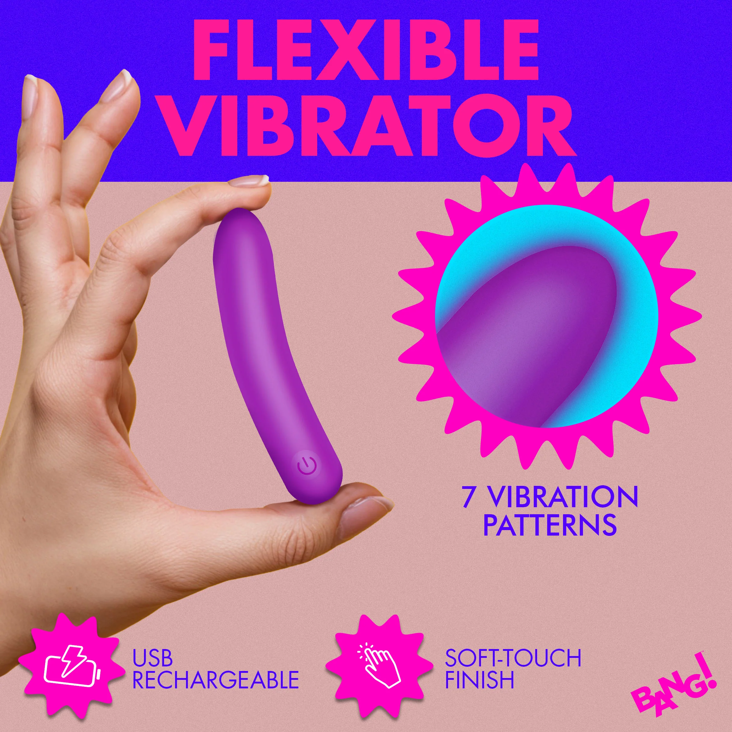 Tapered Flexible Silicone Bullet - Image 2
