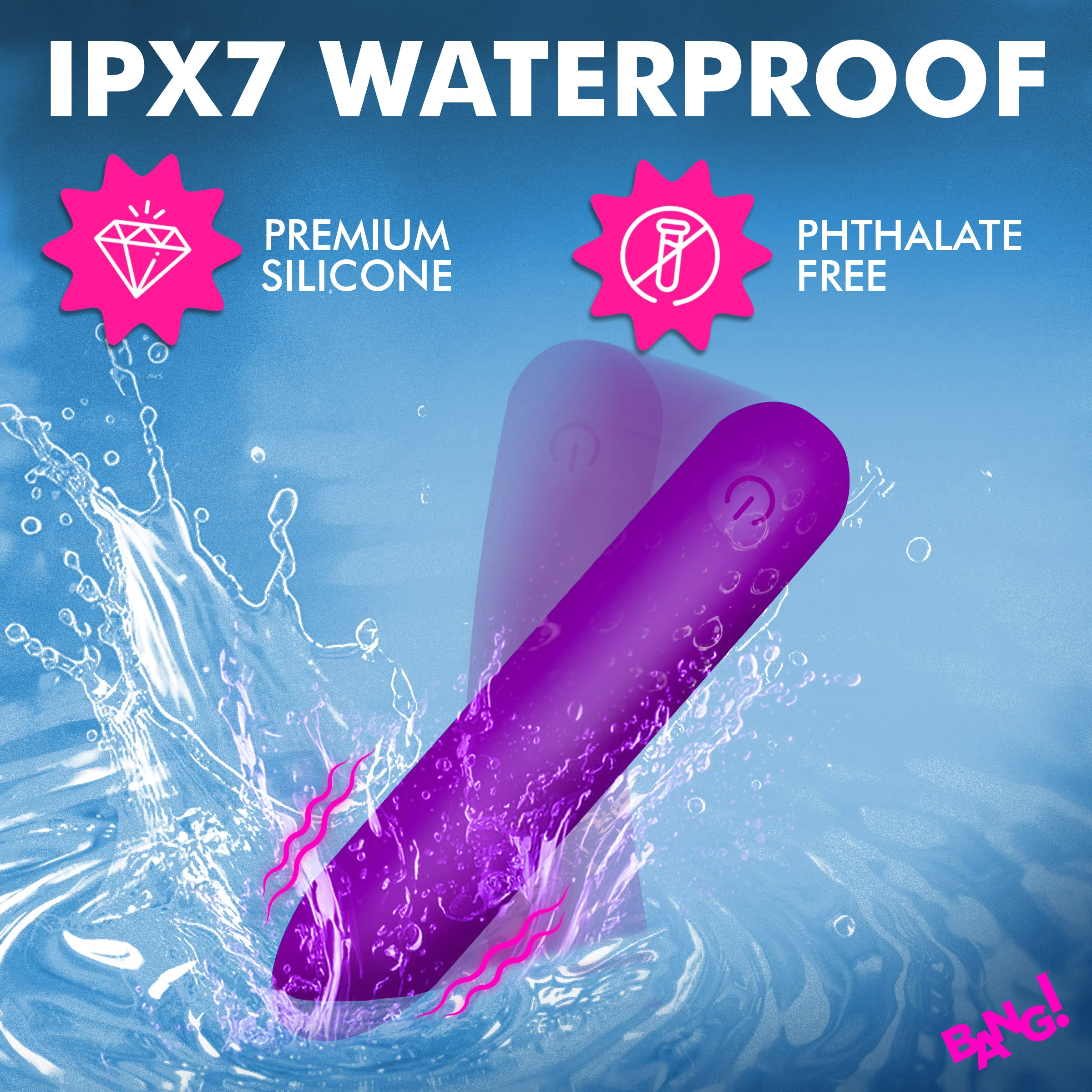 Tapered Flexible Silicone Bullet - Image 3