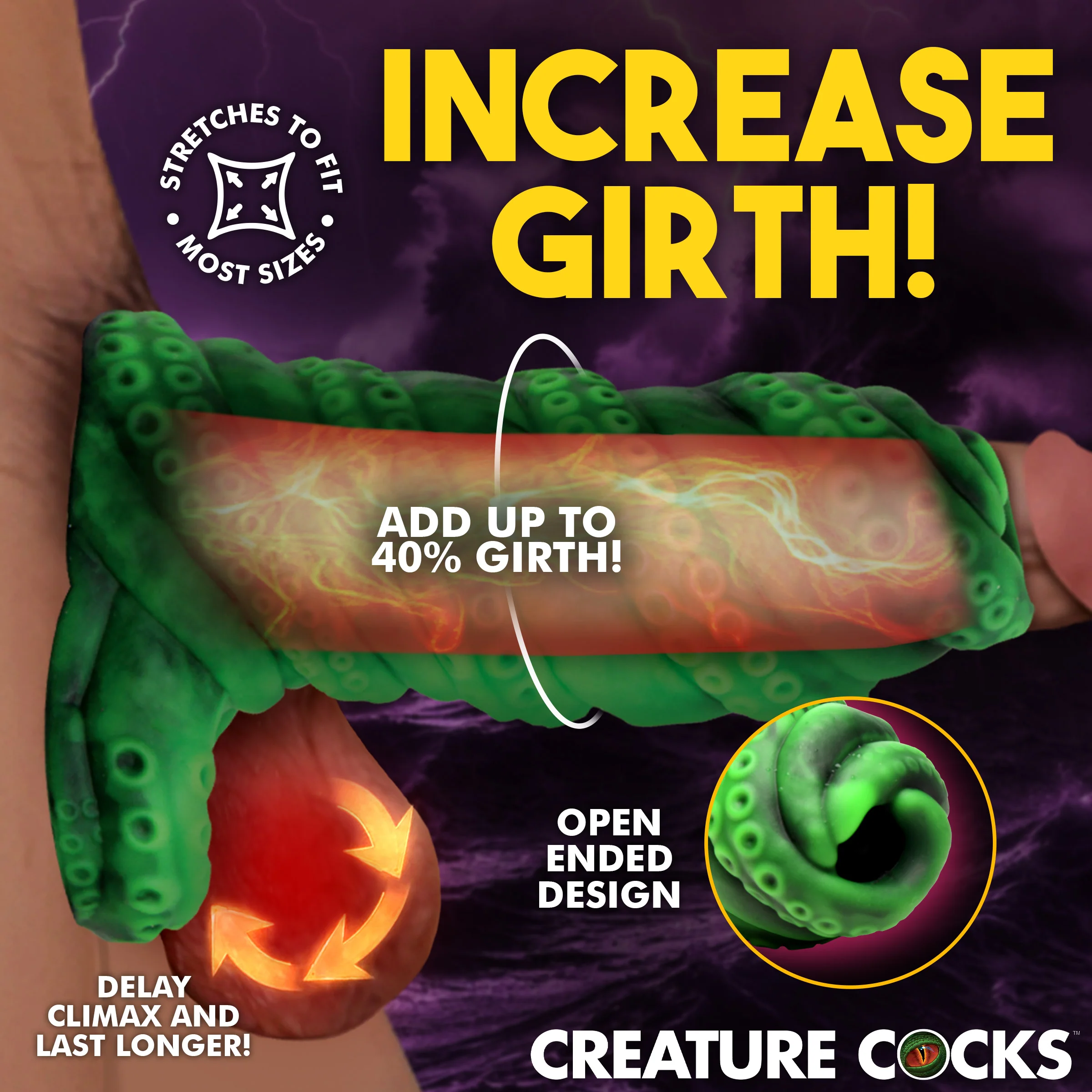 Tenta Girth Silicone Penis Enhancer - Image 2