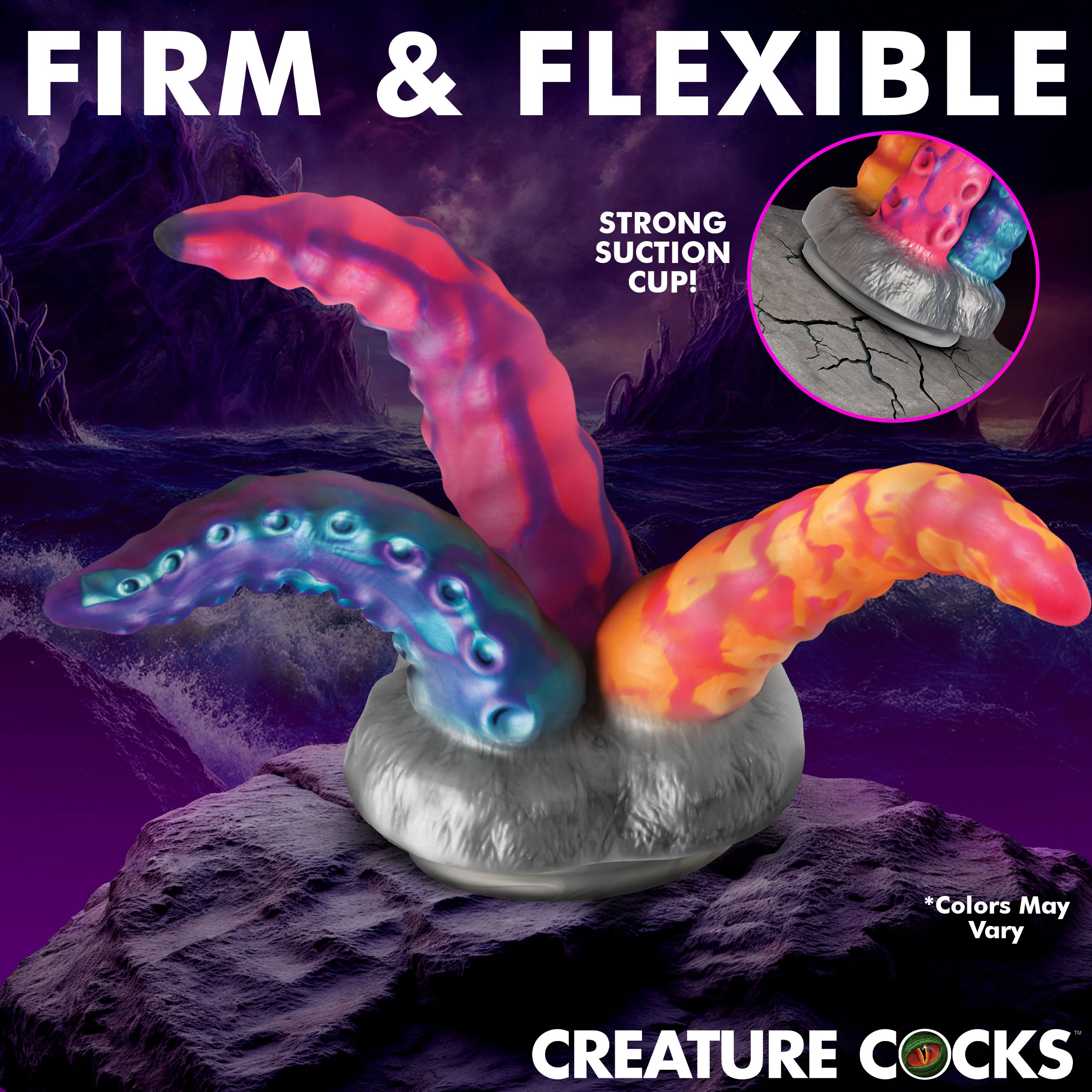 Tenta-Trio Silicone Dildo - Image 3