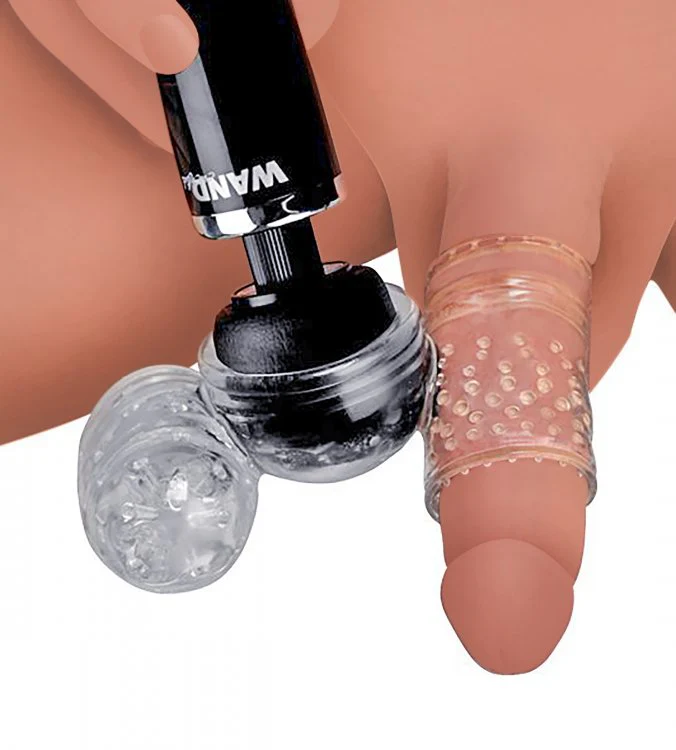 Twin Turbo Strokers 2 in 1 Wand Attachment for Men - Image 4