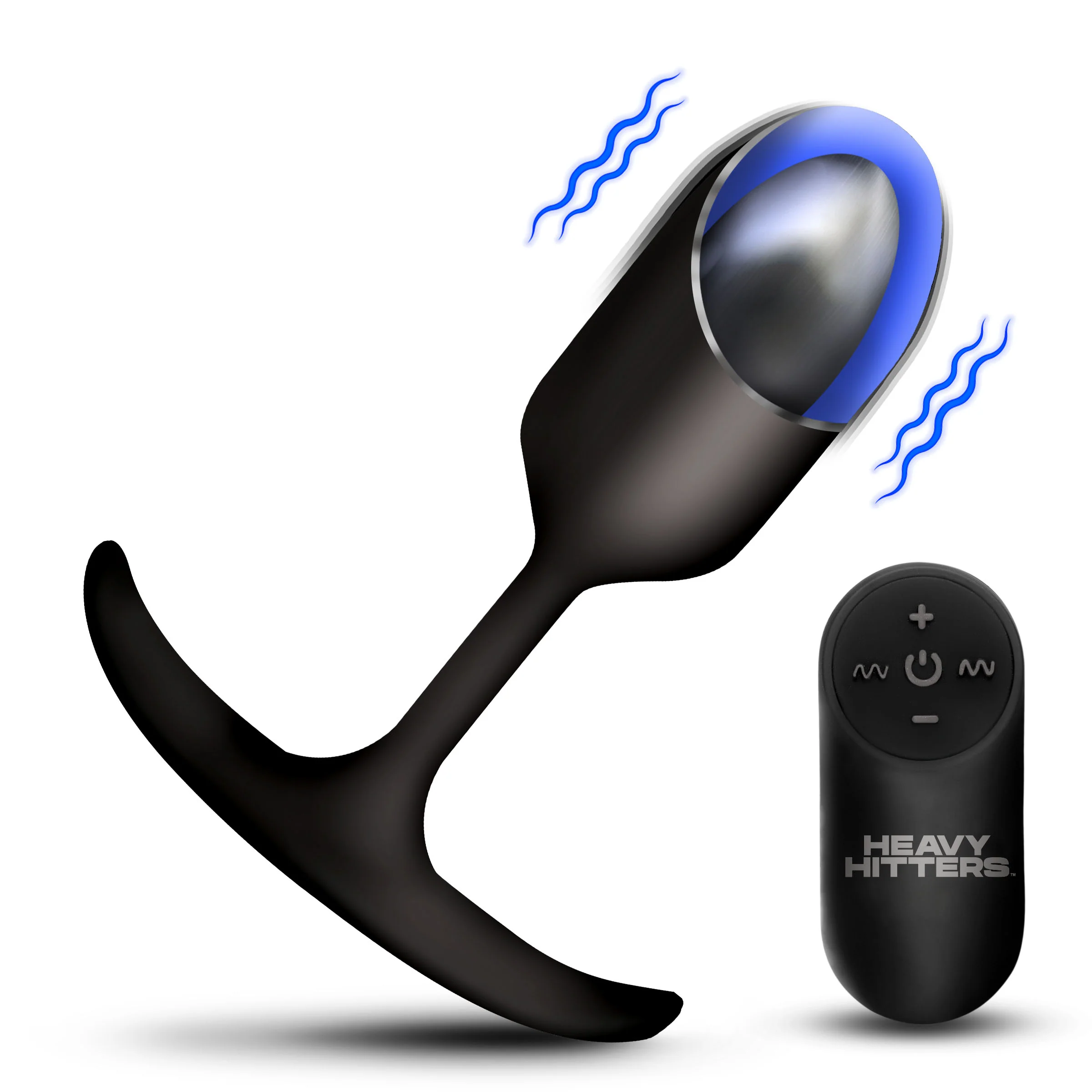 Vibrating Weighted Silicone Anal Plug - Image 6
